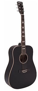 Dimavery STW-40 Gitara westernowa, czarna 26245039