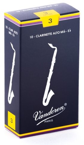 VANDOREN vandoren cr143 łopatki do tradycyjnych alt-klarnet (grubość 3, 10 sztuk) CR143