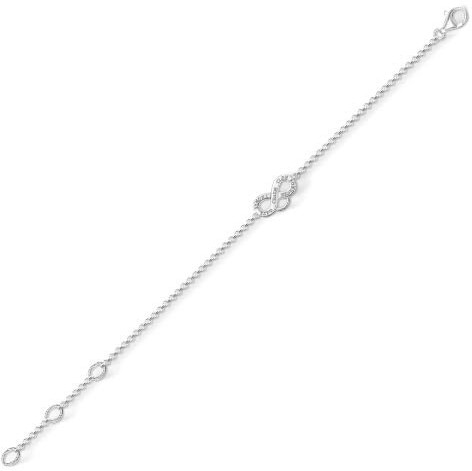 THOMAS SABO Thomas Sabo damska bransoletka Charm Club około Blank 925 Srebrny  x0204  001  12, srebro, srebro X0204-001-12-L19,5v