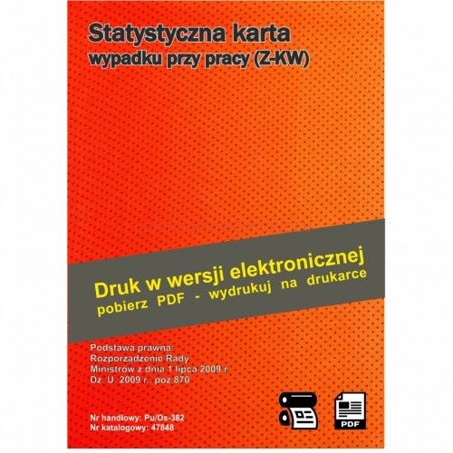 Firma krajewski Statystyczna karta wypadku [Pu/Os-382] wersja elektroniczna Pu/Os-382