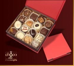 Chocobox Bombonierka-4-x-4-czerwona