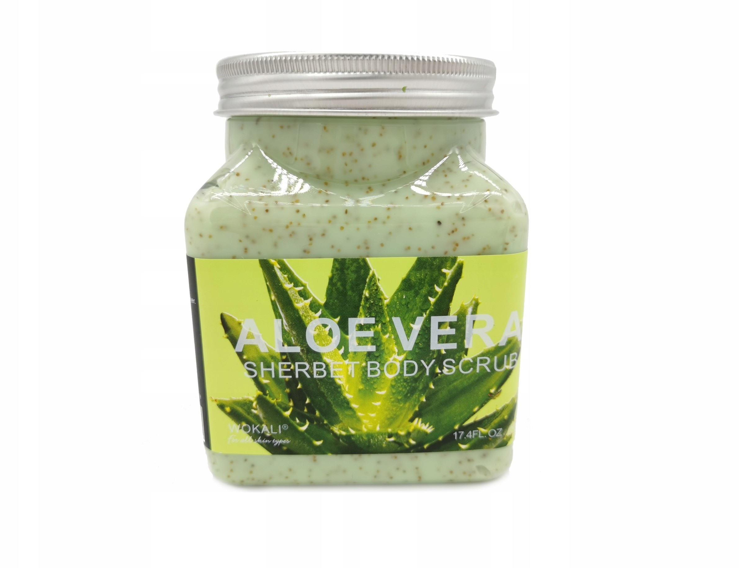 Aloesowy peeling do ciała z sorbetem Wokali, 500ml