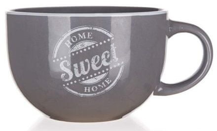 Banquet kubek ceramiczny jumbo SWEET HOME 730 ml 4 szt szary