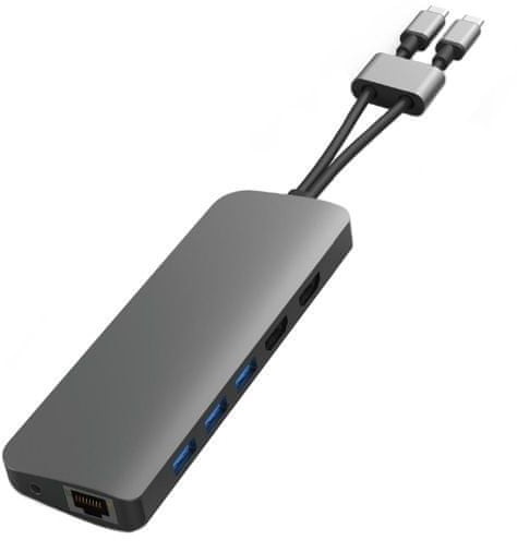 Zdjęcia - Gadżet USB PhotoFast HYPERDRIVE VIPER 10-in-2 HUB Szary HD392-GRAY 