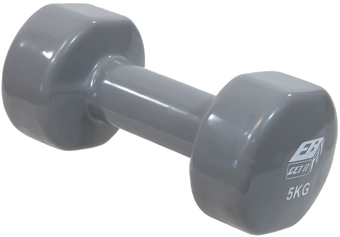 EB FIT Ciężarek EB FIT Żeliwny winylowy 5 kg