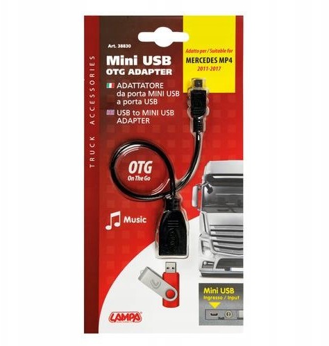 Kabel Usb MP4 Mercedes 2011-2017 Mini Usb Otg