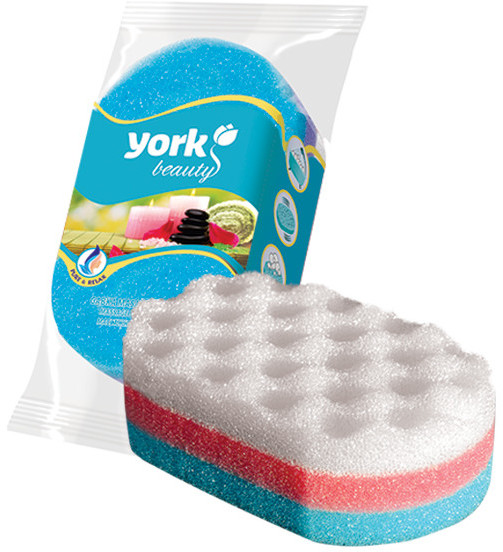 YORK BEAUTY YORK BEAUTY Gąbka YORK Tęcza 011060