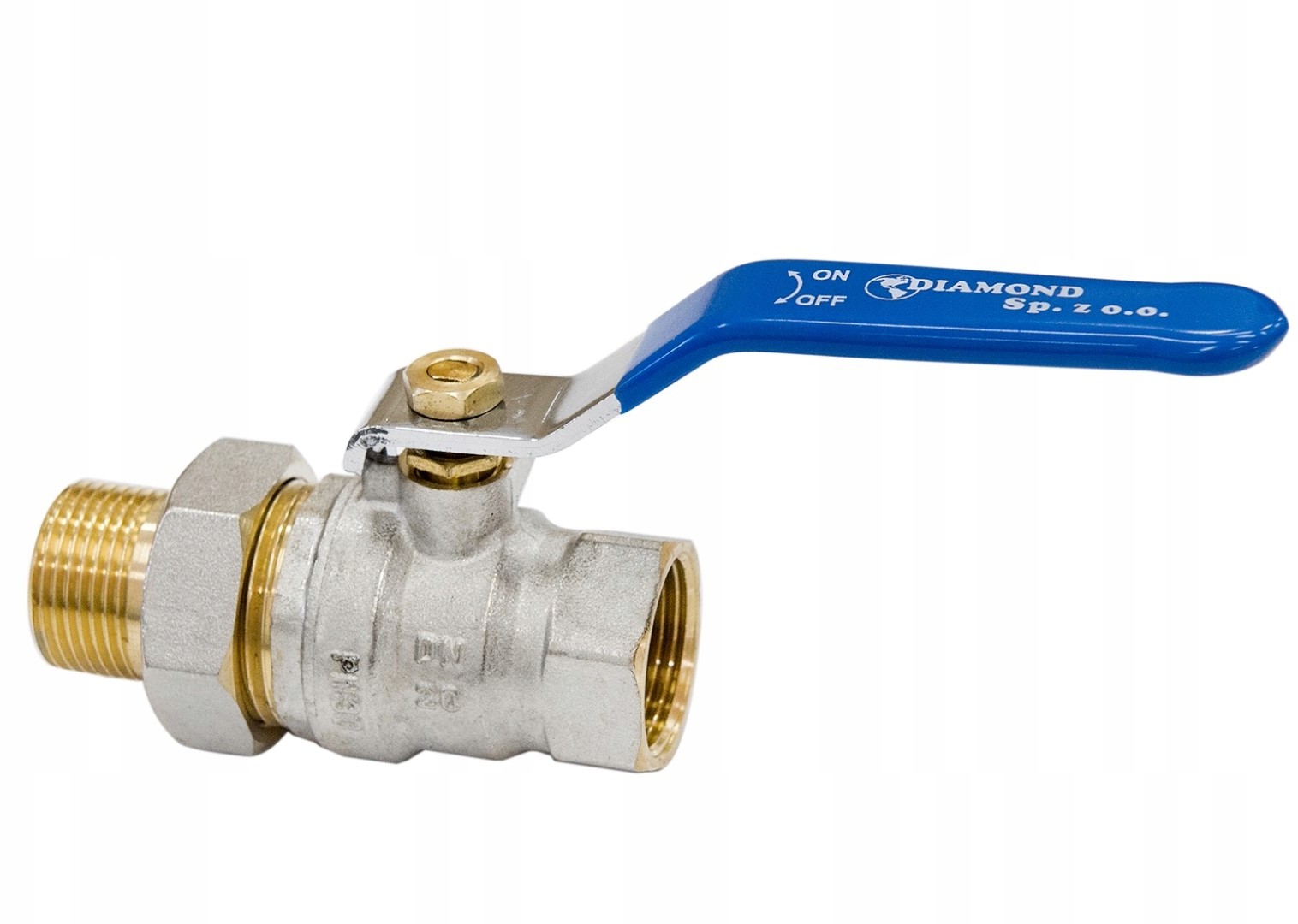 Zawór Kurek Kulowy 3/4 Cala DN20 Hiszpan Śrubunek