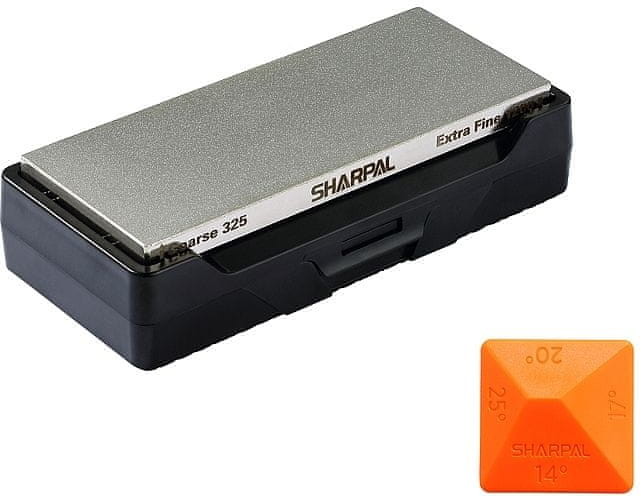 Sharpal 156N Dual Grit Diamond Whetstone z podstawą do przechowywania 6 x 2,5 152 x 63 mm Gr