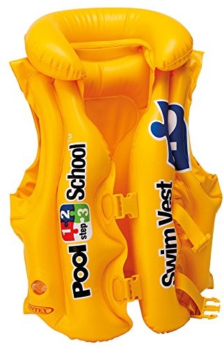 Intex Deluxe kamizelka do pływania basenu, kolor żółty 58660EU