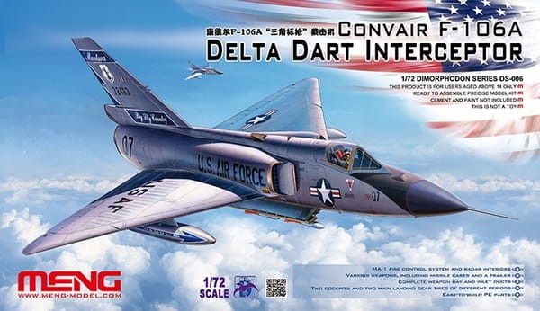 MENG MODEL Convair F-106A Delta Dart Interceptor DS006