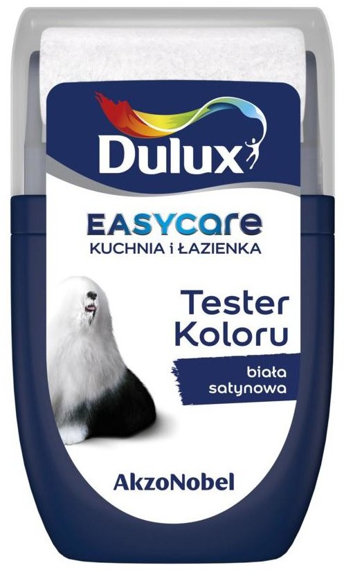 Dulux Tester farby EASYCARE KUCHNIA I ŁAZIENKA 30 ml Biała satynowa