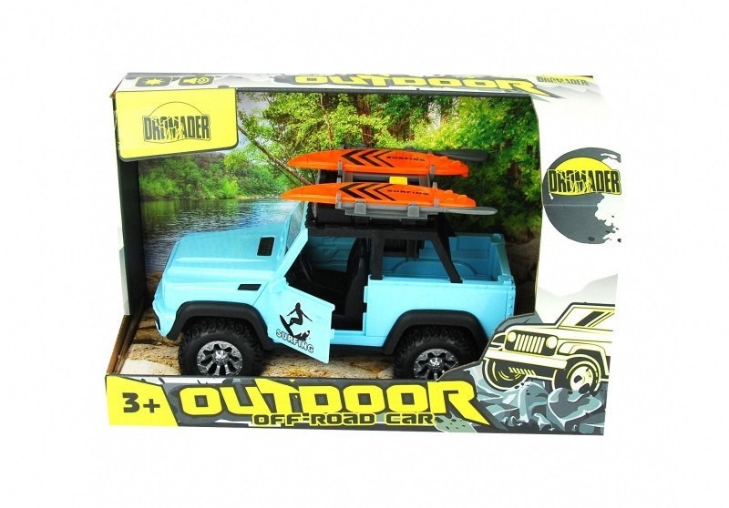 Dromader Pojazd Jeep z deską surfingową na bagażniku GXP-794875
