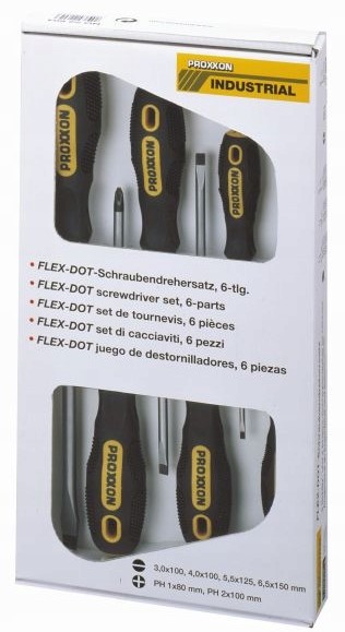 Proxxon Zestaw wkrętaków Ph + płaskie [6 szt.]