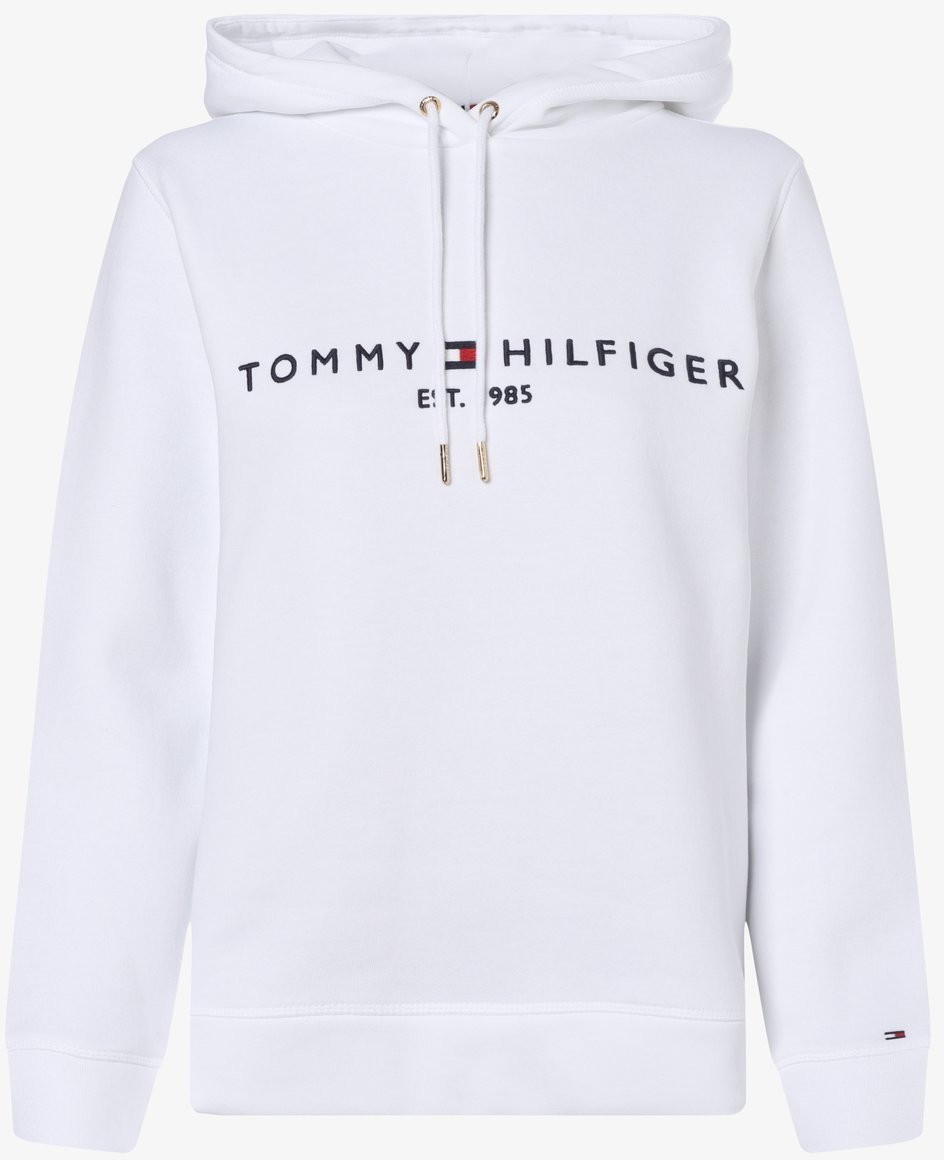 Tommy Hilfiger Damska bluza z kapturem, biały