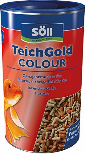 Söll soell GmbH do stawu-złoty Colour-Sticks  pełnoporcjowe dla wszystkich ryb stawowych  pływające staw Sticks, 1 L 18800