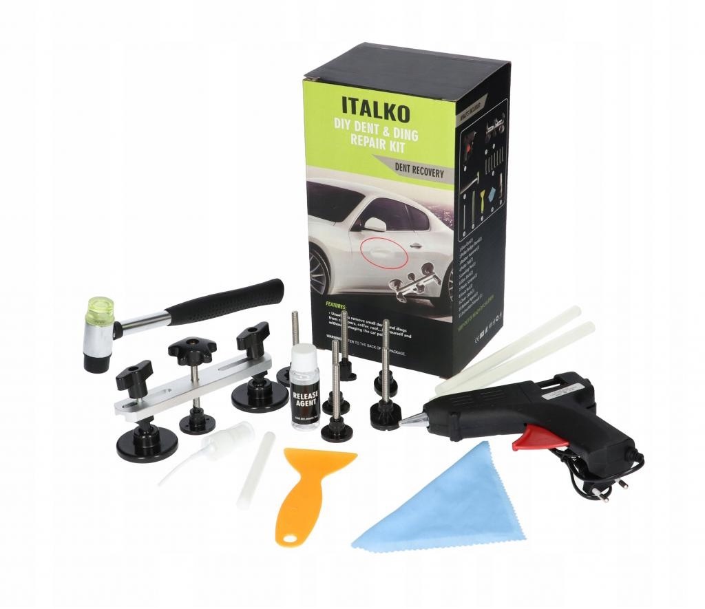 ZESTAW DO USUWANIA WGNIECEŃ WGNIOTEK W KAROSERII MŁOTEK PDR PULLER