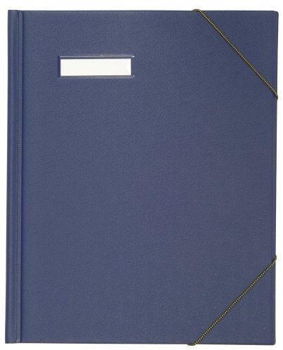 Elba 63430bl Binder, karton obiegowej/folia PCW, do około 300 kartek DIN A4, 5 sztuki, niebieskie, niebieski 100420821