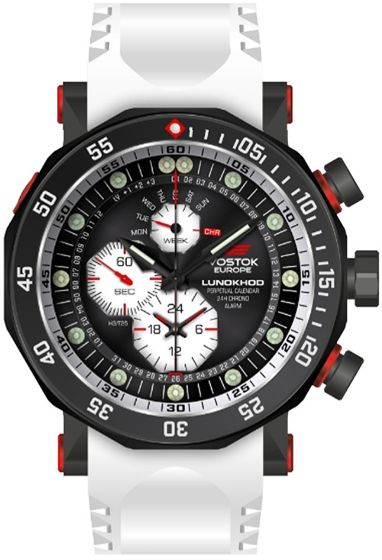 Vostok Europe Zegarek YM86-620C635 Lunokhod-2 Multifunctional -