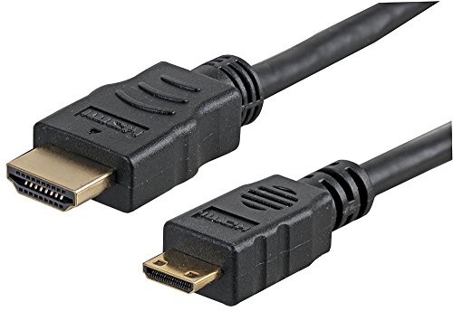 Signal Pro Pro PSG91324 High Speed 4K UHD kabel HDMI z Ethernet, męski do mini C męski, złote styki, 1 m, czarny PSG91324