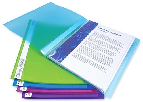 Rapesco 0917 teczka prezentacyjna DIN A4 (40 kieszenie ,10 na opakowanie) różne kolory 0917