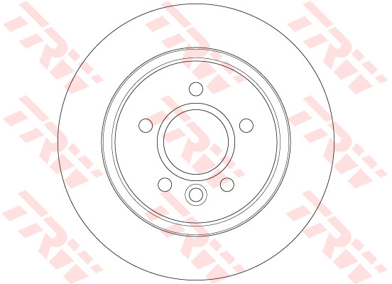 TRW Tarcza hamulcowa DF6535