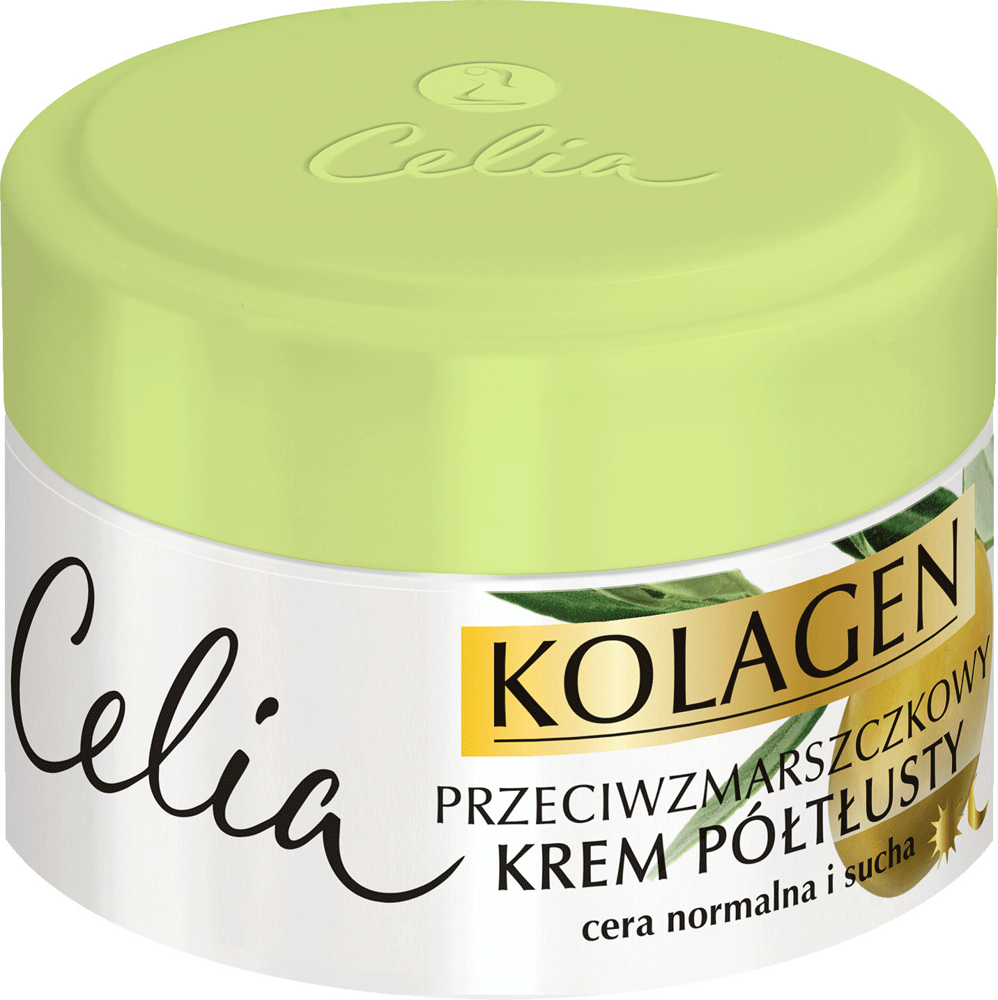 Celia Kolagen przeciwzmarszczkowy krem półtłusty z oliwką 50ml