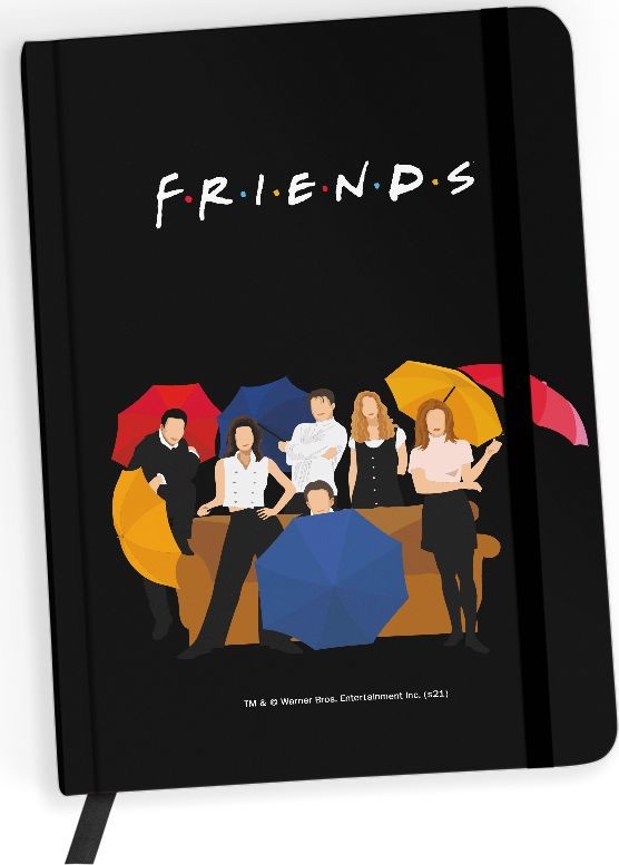 Friends Friends Notes Friends 001 Friends Czarny WNBFRDS101