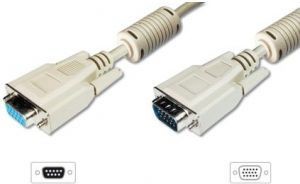 Digitus Kabel D-Sub VGA D-Sub VGA 10m szary AK-310203-100-E AK-310203-100-E