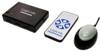 Logilink Switch HDMI 5port z wzm . i zdalnym sterownaniem HD0004