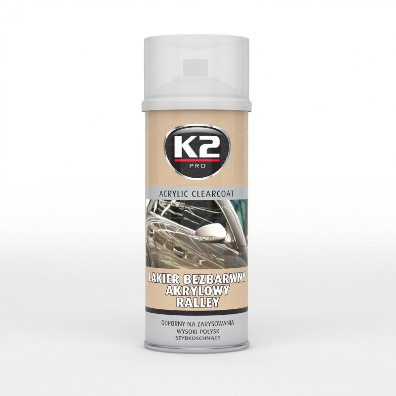 K2 LAKIER BEZBARWNY AKRYLOWY RALLY 400 ML L349