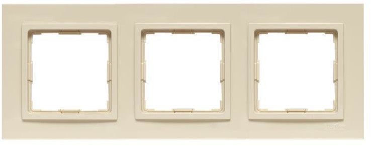 KOS Elektro System Vena 2 kremowy ramka 3 kos_520383