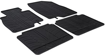 Gledring Gumowa mata Mazda 6 Plus Clips profilu montażu T, 4-częściowy zestaw Rubber ponieważ Mats