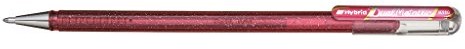 Pentel ink roller 12 Metallic z żelem Iris przerzutowy 1 MM Różowy/Metallic K110-DPX