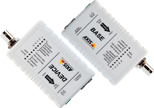 AXIS Zestaw adapterów koncentrycznych PoE+ T8640 over Coax