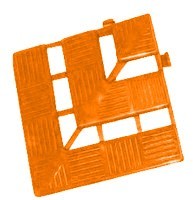Coba Narożnik Do Mat Work Deck Pomarańczowy 112Mm X 112Mm WD170003