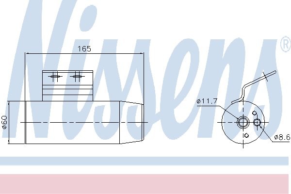 NISSENS Osuszacz, klimatyzacja NISSENS 95124