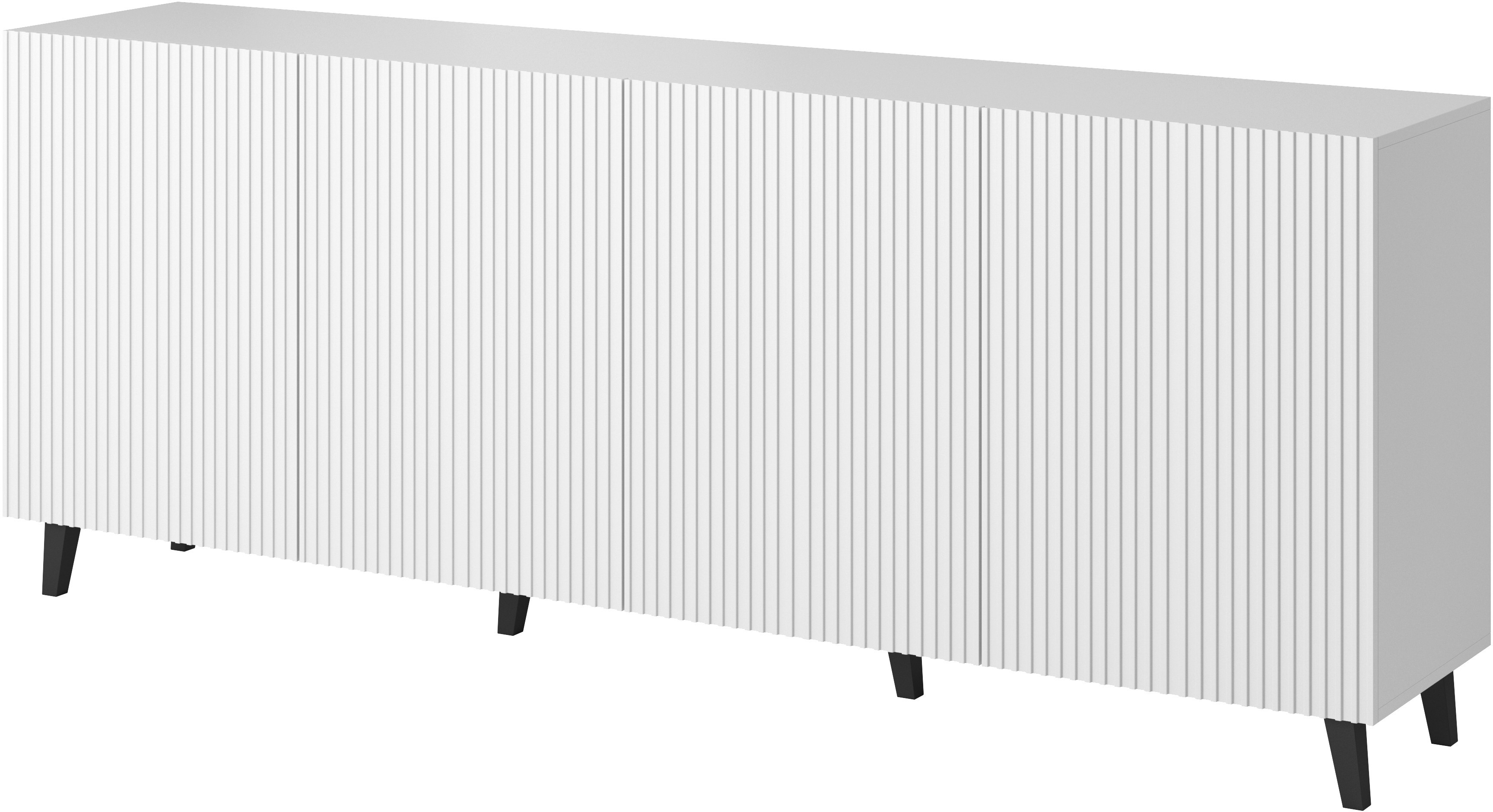 Komoda PAFOS 200x40x82 biały mat
