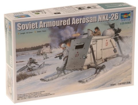Trumpeter 02321 modelarstwo komplet Soviet NKL 26 Armoured aerosan
