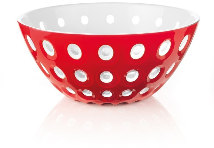 Guzzini Le Murrine Miska Czerwono-Biała Średnica 20,0 2794.20.147