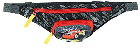 Vadobag VB28048 Disney Cars saszetka na brzuch, czarna TX-7601798-BLK