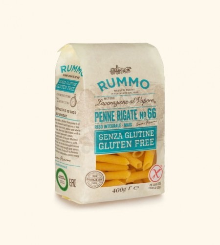 Rummo Penne Rigate Senza Glutine 66 - Makaron rurki bezglutenowy (400 g)