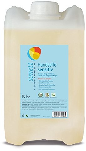 Sonett Ręcznie mydła kanister Sensitiv 10 L  SONET DE3014