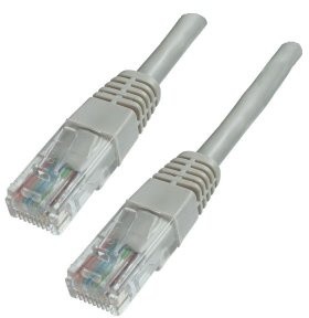 Patchcord UTP kat.5e 15m szary)