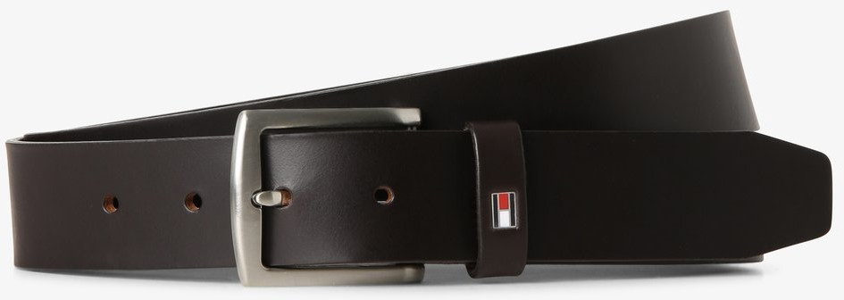 Tommy Hilfiger Męski pasek skórzany, brązowy