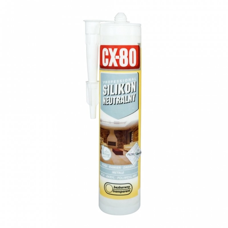 CX80 CX80 silikon neutralny bezbarwny 310ml (165) 165 CX80 310ML