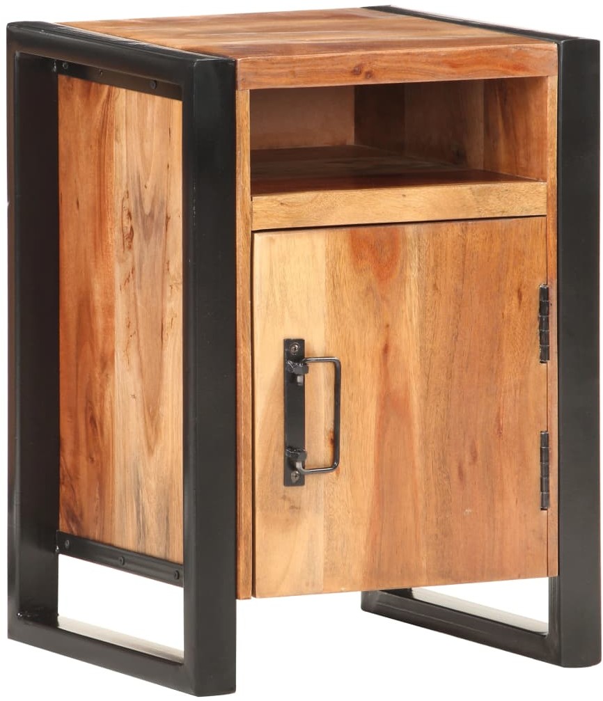 vidaXL Szafka nocna, 40x35x55 cm, akacja stylizowana na sheesham