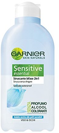 Garnier Środek do usuwania Make-Up struccante Delicato twarzy E occhi bifase struccante + tonico Speciale Waterproof Sensitive Essential 150 ML