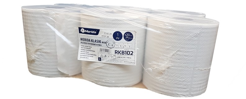 Merida Ręczniki Papierowe W Roli Białe RKB102
