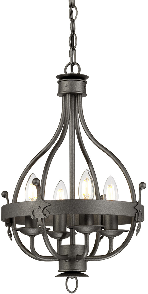 Elstead Lighting WINDSOR WINDSOR4 GR żyrandol 4x60W/E14 ELSWINDSOR4 GR